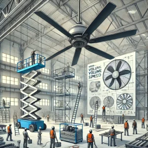 Instalación de Ventiladores HVLS