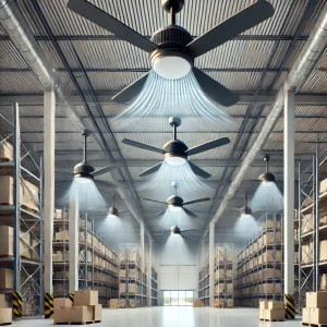 Ventiladores HVLS y Sostenibilidad